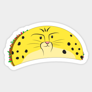 Taco Cheetah Sticker